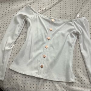 White long sleeve Guess shirt